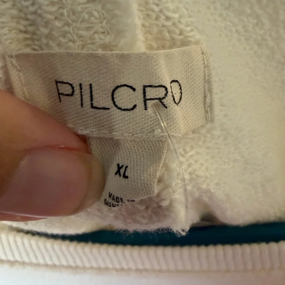 Anthropologie Pilcro Embroidered “Shimmer” Sweatshirt - Picture 4 of 5